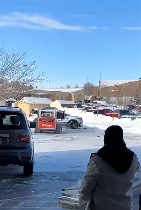 skid steer home depot lincoln|WATCH: Man in skid loader damages several cars, LPD cruiser .